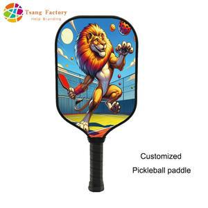 맞춤형 피클볼 패들, T700 원료 탄소 섬유, 열성형 USAPA 승인, 전문 볼 라켓