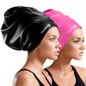 땋은 머리와 머리 머리카 방수 위한 드레드락을 여성 수영모 실리콘 연장으로 남성용 초대형