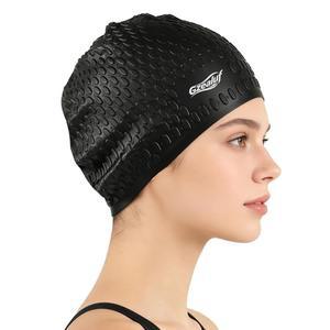 초대형 수영모 아프로 실리콘 수영모 여성 모발 유지 머리용 남성용 건조 땋기 드레드락