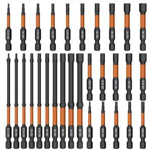 10개 임팩트 육각 머리 알렌 100MM H8 비트 세트 50 H1 렌치 드릴