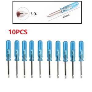 10PCS 미니 슬롯 십자 드라이버 휴대용 BOX 도구에 스크류 노트북 수리