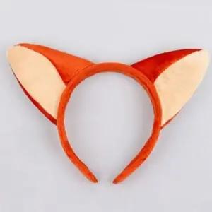 여우 귀여운 공연 동물 귀 악세사리 남녀공용 머리띠