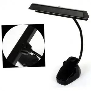 피아노 조명 건전지 휴대용 led 집게 보면대