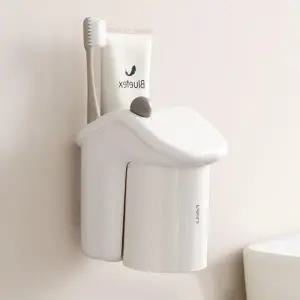 ( )욕실수납 칫솔 치약 거치대 양치컵세트 치솔걸이