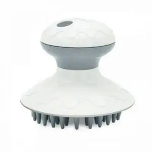 휴대용 브러쉬 샴푸 마사지기 실리콘 두피 전동 무선