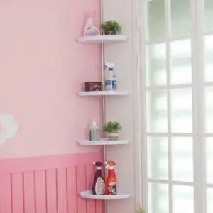 욕실 스테인레스 샤워실 선반 기둥형 다용도 튼튼한 코너