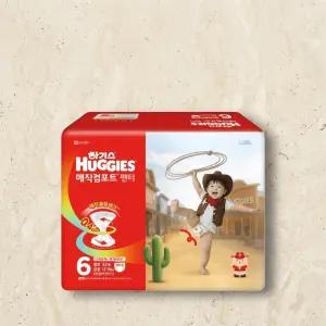 하기스 매직컴포트 공용 팬티형 6단계 32매 2팩