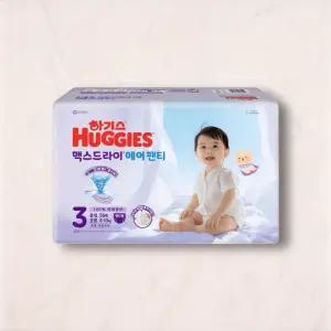 하기스 맥스드라이 에어 팬티형 공용 3단계 56매 2팩
