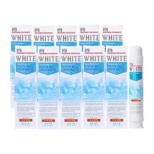 투스홀 치아미백 치약 의약외품 커피착색 케어 구취제거 화이트닝치약 80g 10개