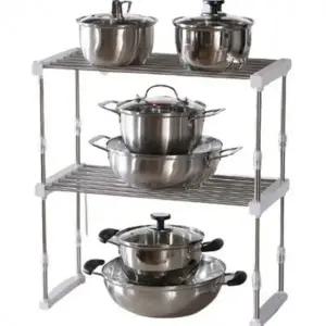 2단 상부장 주방 하부장 싱크대 정리 선반 냄비