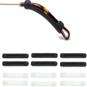 GBSTORE 6쌍 소프트 실리콘 미끄럼 방지 안경 이어 쿠션 템플 팁 패드 탄력적 편안 스포츠 그립 후크 다리