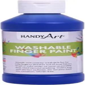 핸디 아트 워셔블 핑거 페인트 8온스 파란색