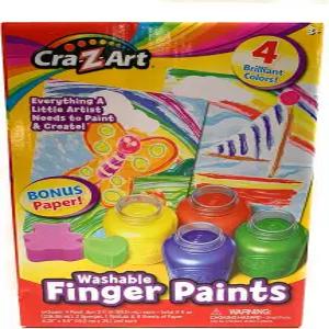 종이로 그린 CRA-Z-아트 핑거 페인팅