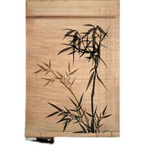 대나무 블라인드 커튼 불교 롤스크린 동양화