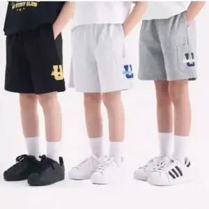 [갤러리아] [유니브키즈)카고 로고 저지 쇼츠UV262BHP02_MWH/MLG/BLK