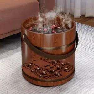 원목 족욕통 사우나 이동식 편백나무 가정용 발마사지