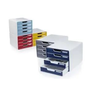 플라스틱 사무용 서류함 적층 데스크 서류함 수납함 4단 책상 WeV7+7atT