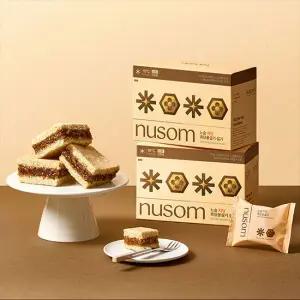 느솜 당1g 저당 떡 흑당꿀설기 2박스(24입), 다크초콜릿설기 2박스(24입) 혼합구성