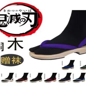 노바크몰 나막신 여름 나무 슬리퍼 코스프레 쪼리