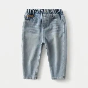 데미지워싱 남아여아 배기 데님 밴딩팬츠 206094