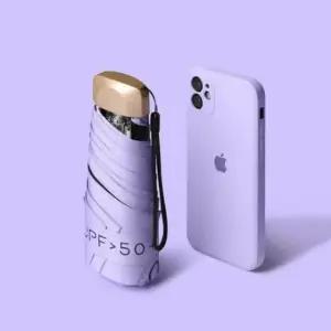 [JED] 양산 접이식 5단 자외선 장마철 미니 초경량 차단 양우산 우산 소형 휴대용