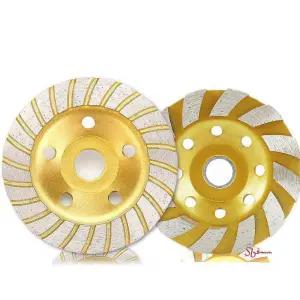 그라인딩 휠 다이아몬드컵 골드 2PCS 1세트 휠골드tuv038