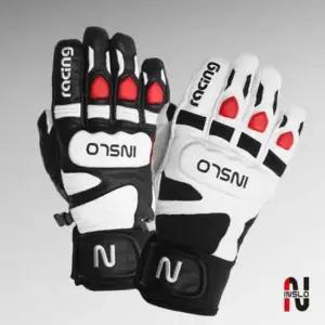 방한장갑 INSLO 남녀공용 스키보드 장갑 레이싱 가죽장갑 SF235