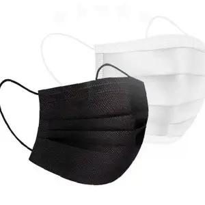 위생 부직포 일회용 마스크 50p 3중 구조 남녀공용 화이트 블랙 컬러 선택형
