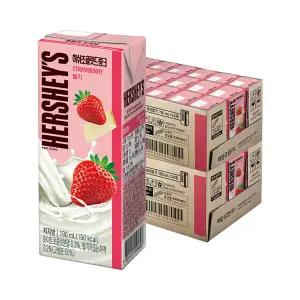 매일유업 허쉬 드링크 딸기, 190ml, 48개