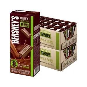 매일유업 허쉬 초콜릿드링크 프로틴 235ml, 48개