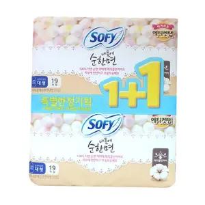 내몸에순한면 소피 울트라 날개 대형 19+19P x 2개