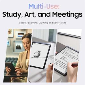 호환 아이플라이텍 아이노트 에어 2 전자잉크 태블릿 스타일러스 팁 섬유 펜촉 클립 포함 펜용 교체품 5개