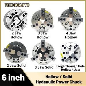 유압 척 6 인치 152.4mm 중공/솔리드 2/3/4Jaws A5 플랜지 압력 Cnc 선반 가공 센터 용