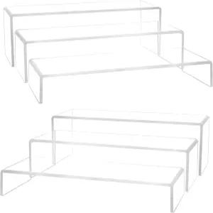 아미그람 대형 아크릴 디스플레이 라이저 2세트 - 6팩(12 L~11.6 L~11.2 L) 수집품 진열대 쇼 피규어