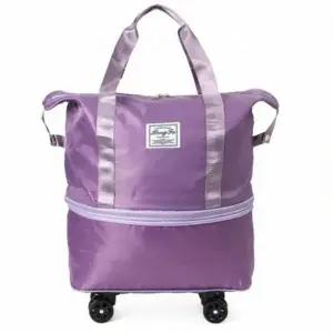 [골드스마일]2단 확장 보스턴백 빅백 (퍼플) DP72538 심플 패션잡화 이사 용백