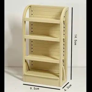쌀알 피규어 보관함 진열장 살구색 미니 디스플레이 장식장 수납