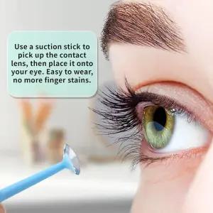 소프트 콘택트렌즈용 오쿨로우 5팩 콘택트렌즈 제거 도구 및 어플리케이터 하드 렌즈 렌즈용 휴대용 콘택트