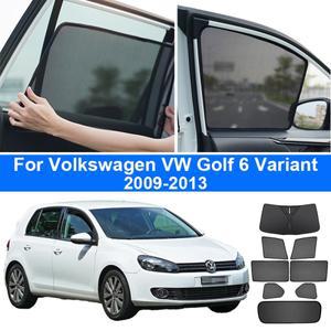 폭스 바겐 골프 6 변형 MK6 2009-2013 자동차 창 차양 앞 유리 후면 커튼 커튼 Sun Shade Visor