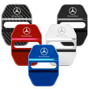 메르세데스 벤츠 호환 MB AMG E300 W203 W108 W126 차량용 문락 커버 스타일링 4개