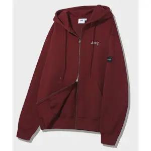 지프 JEEP 2WAY 오버핏 스몰 후드집업 JR5TZU051BG 386941