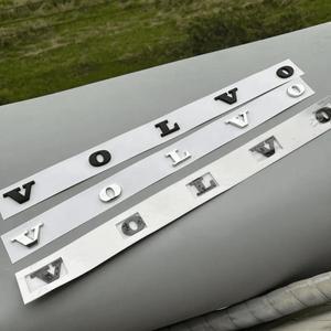 3D 금속 자동차 트렁크 엠블럼 데칼 문자 스티커 배지 액세서리 볼보 XC90 V90 V60 V40 S80 S60 S90 C40 V7