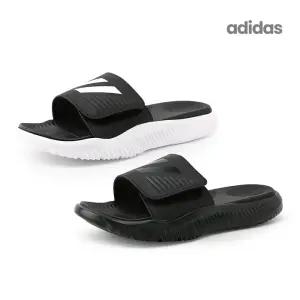 아디다스 알파리스폰스 슬리퍼 블랙/화이트