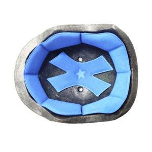 헬멧 내부 패딩 폼 패드 키트 블루-핑크 밀폐 스펀지 보호 안감 보호 라이너 쿠션 매트 세트 오토바이 모토크로스 사이클링 야외 스포츠 자전거 라이딩용