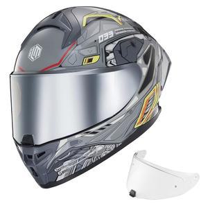 핀록 파워스포츠 스트리트 레이싱 카코스 파라 모토스 DOT 모델 MF510 남성용 ILM 오토바이 헬멧 풀페이스