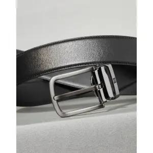 [백화점 정품] 닥스 DAKS 25SS 블랙 버클 DD로고 음각 소가죽 비조벨트 DBBE3F045