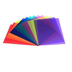 20x20cm 컬러 편광 필름 LCD 화면 또는 G-shock 시계용 편광판(한쪽 접착식)