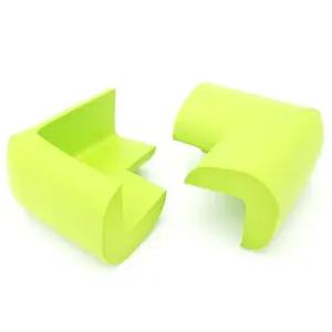 기둥코너보호대 점착식 벽코너 쿠션 L형 그린 4P