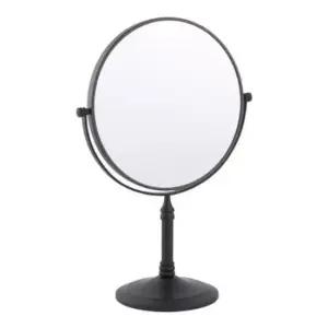 스탠딩거울 스탠드 양면 화장 거울 엔틱블랙 탁상 메이크업