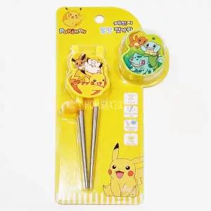 릴팡 포켓몬스터 체인지 교정용스텐젓가락 2단계 연습용젓가락 왼손잡이 왼손용 양손용