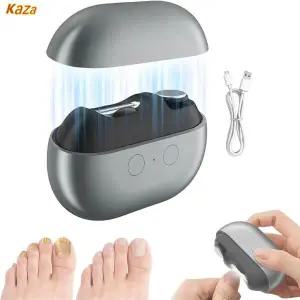 전기 손톱깎이 손톱 다듬기기 광택기 네일 충전식 휴대용 라이트 파일 클립 보관